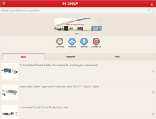 Tablet Screenshot of dcmachine.com